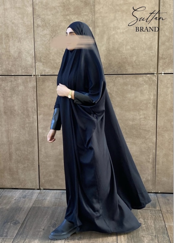 ⁦2025 جلباب سلطان  (الأسود)⁩ - الصورة ⁦5⁩